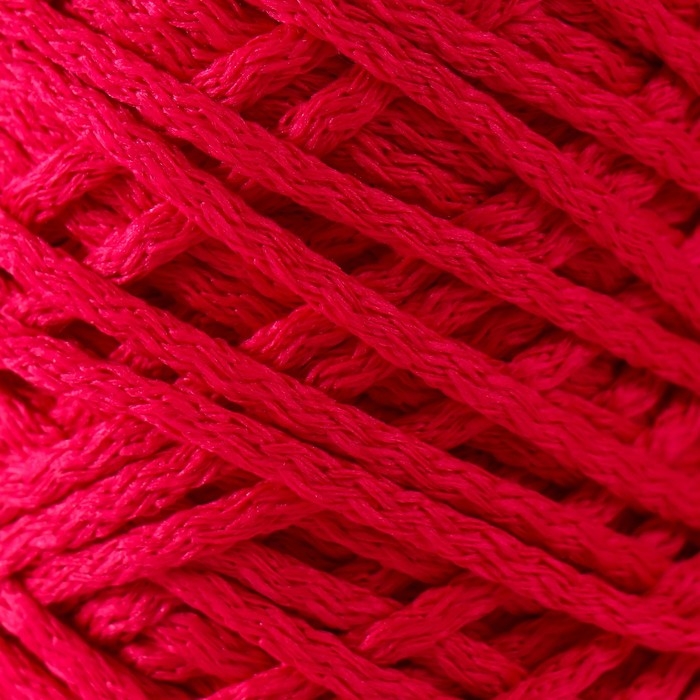 Шнур полиэфирный без сердечника 5 мм 100м/210г (+/- 5%) малина-94