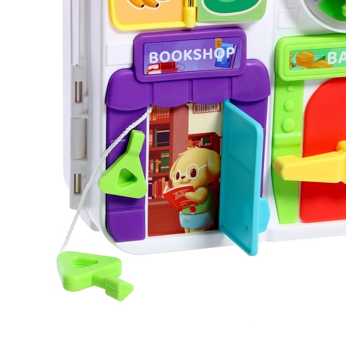 Развивающая игрушка детская &laquo;Бизиборд. Мишкин домик&raquo;