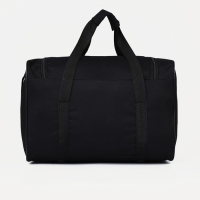 Сумка дорожная на молнии, наружный карман, длинный ремень, цвет чёрный Сумка дорожная на молнии, наружный карман, длинный ремень, цвет чёрный