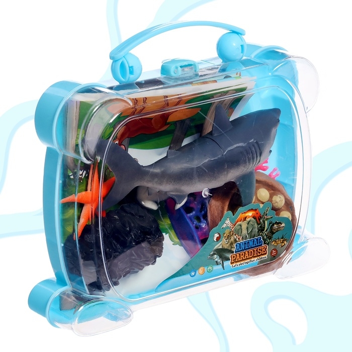Игровой набор &laquo;Морской город&raquo;, морские животные в чемодане