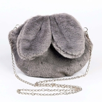 Сумка детская &laquo;Зайчик&raquo;, 26&times;19&times;2см, цвет серый