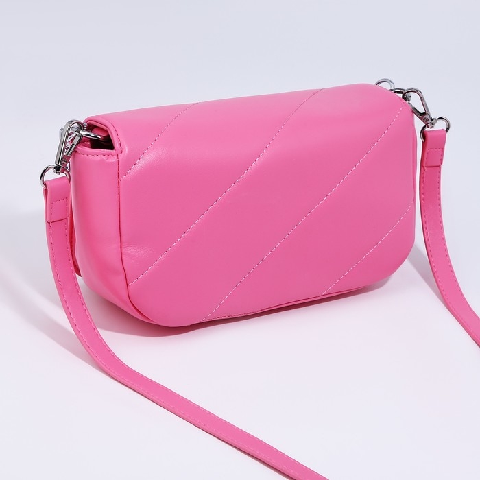 Сумка-мессенджер на магните, цвет розовый
