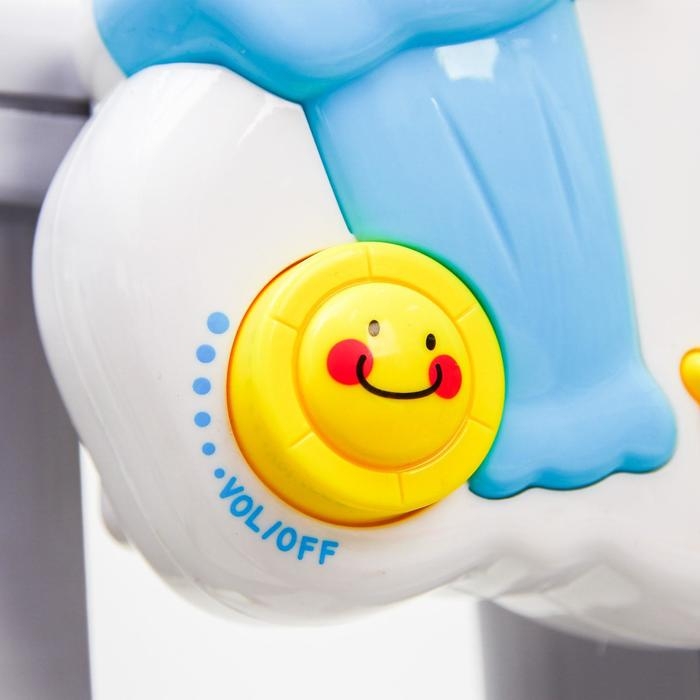 Мобиль музыкальный на кроватку &laquo;Зверята&raquo; с ночником, работает от батареек