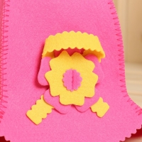 Набор для бани: шапка и коврик "Кокетка"