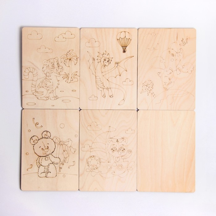 Набор для выжигания «Простые рисунки» Набор для выжигания «Простые рисунки»