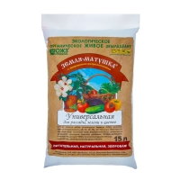 Почвогрунт "Земля-Матушка" Универсальный для рассады, зелени и цветов, 15 л Почвогрунт "Земля-Матушка" Универсальный для рассады, зелени и цветов, 15 л