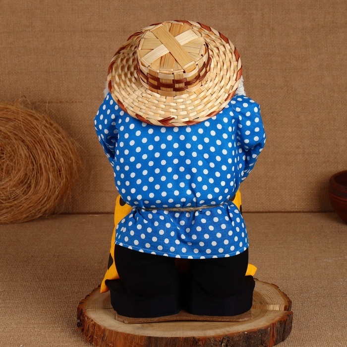 Домовой Иваныч "Всех благ", с мешком, 40 х 24 см, микс