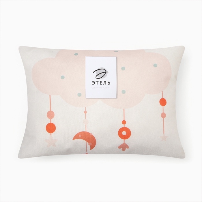 Подушка декоративная Этель "Облако",  30*40 см, велюр 100% п/э