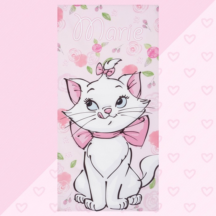 Полотенце детское "Мари", Коты аристократы 70х146&plusmn;2 см, 100% хлопок 160гр/м2