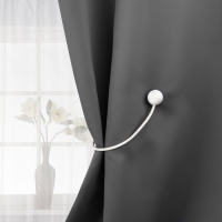 Подхват для штор «Шарики», d = 3 см, 40 см, цвет молочный Подхват для штор «Шарики», d = 3 см, 40 см, цвет молочный