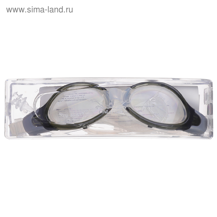 Очки для плавания ONLYTOP, беруши, цвета МИКС Очки для плавания ONLYTOP, беруши, цвета МИКС