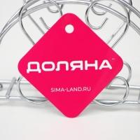 Салфетница Доляна &laquo;Завитки&raquo;,13,5&times;3,5&times;9 см