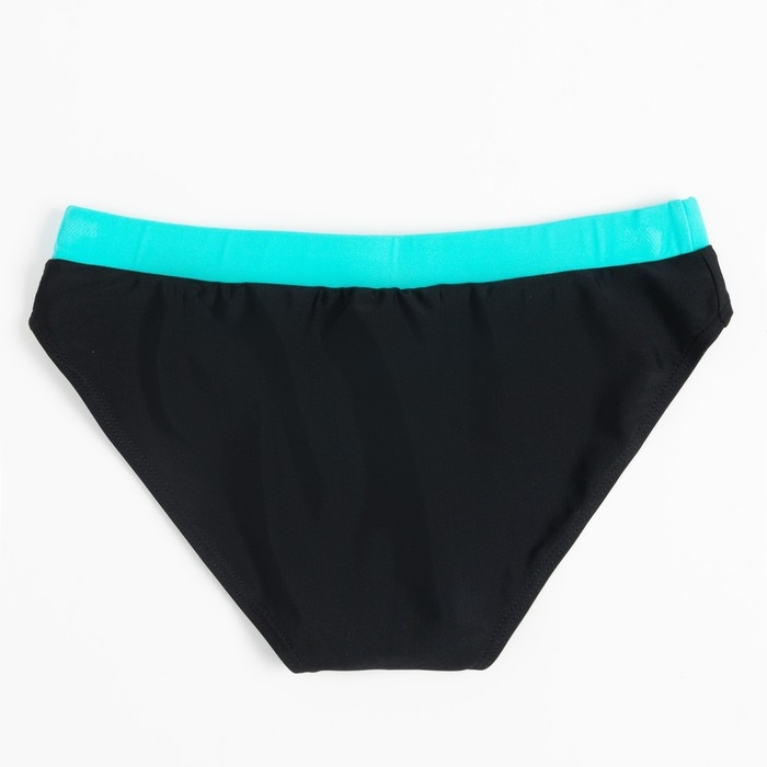 Плавки купальные для мальчика MINAKU, цвет чёрный/бирюзовый, рост 146-152 Плавки купальные для мальчика MINAKU, цвет чёрный/бирюзовый, рост 146-152