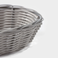 Корзинка для подачи Доляна &laquo;Плуг&raquo;, 18&times;13&times;5 см, цвет серый