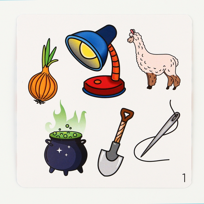 Набор карточек &laquo;Лого-доббль. Звук Л&raquo;