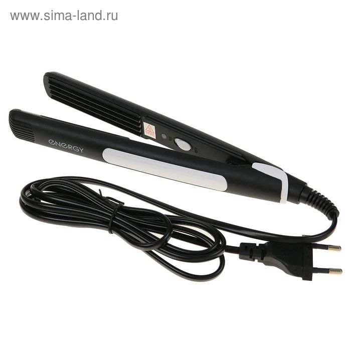 Щипцы-гофре ENERGY EN-851, 20 Вт, алюминиевое покрытие, 85х20 мм, 220&deg;C, черные