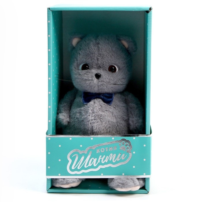 Мягкая игрушка &laquo;Кот шанти&raquo;, с бабочкой, 26 см