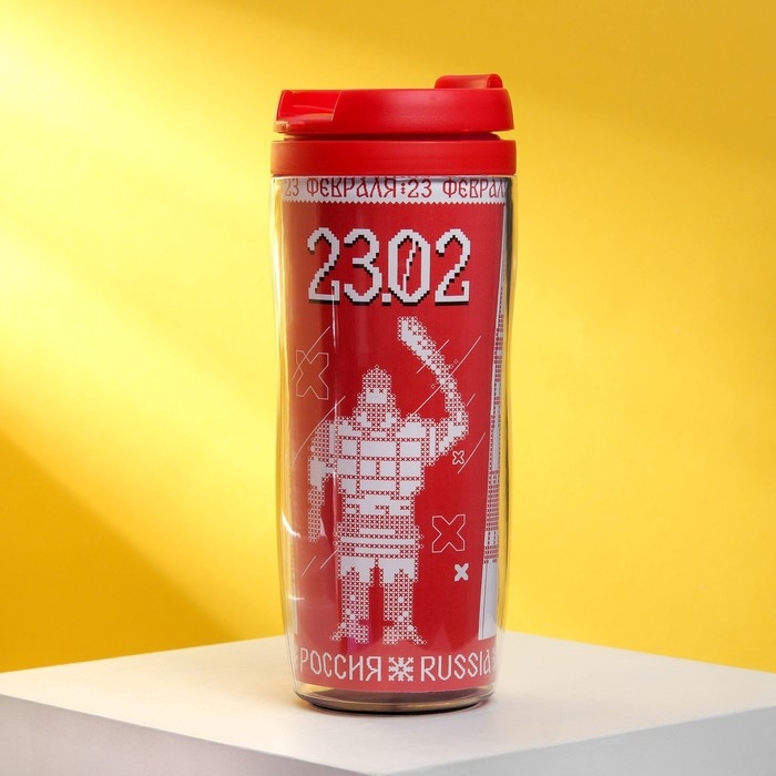Термостакан со вставкой &laquo;Воин&raquo;, 350 мл