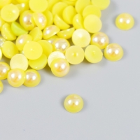 Декор для творчества пластик "Половинки бусин. Жёлтый" 20 гр 0,8х0,8 см Декор для творчества пластик "Половинки бусин. Жёлтый" 20 гр 0,8х0,8 см