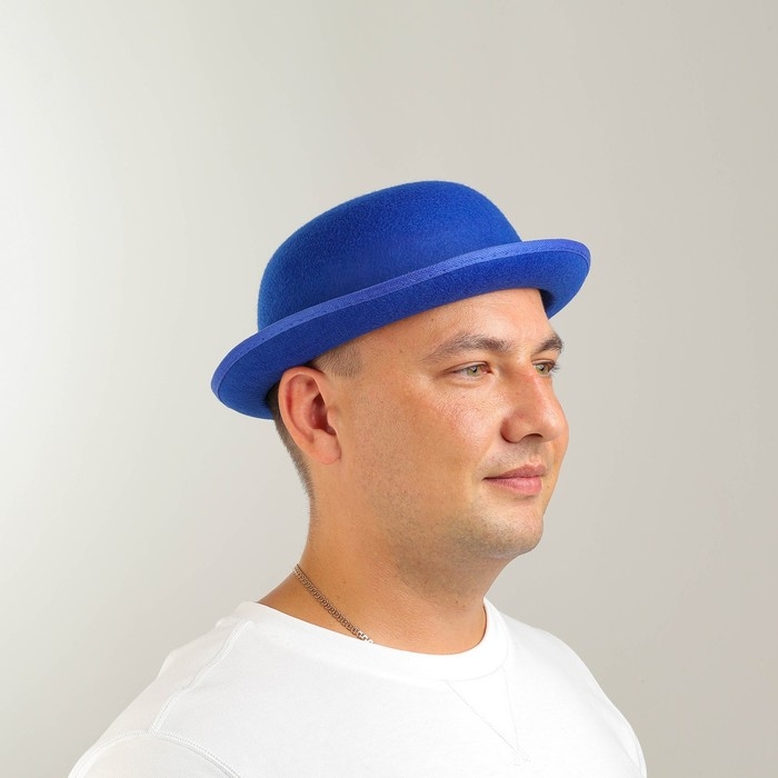 Карнавальная шляпка с лентой, р. 56, цвета МИКС