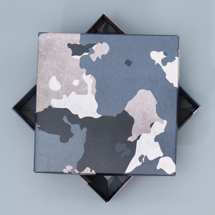 Коробка подарочная складная, упаковка, &laquo;Хаки&raquo;, 17 х 17 х 7 см