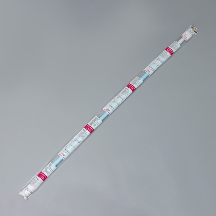 Карниз для ванной комнаты телескопический Доляна, 140-260 см, цвет голубой