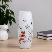 Ваза "Музыкальные коты" 8х11х26 см