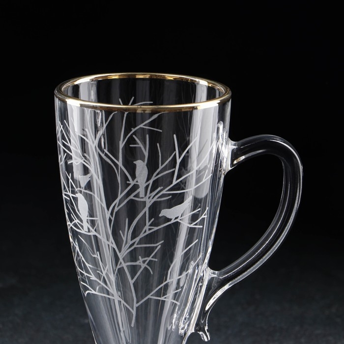 Кружка &laquo;Венский лес&raquo;, для чая/кофе, стеклянная, 250 мл