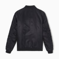 Бомбер мужской на молнии MIST, размер 50, черный Бомбер мужской на молнии MIST, размер 50, черный