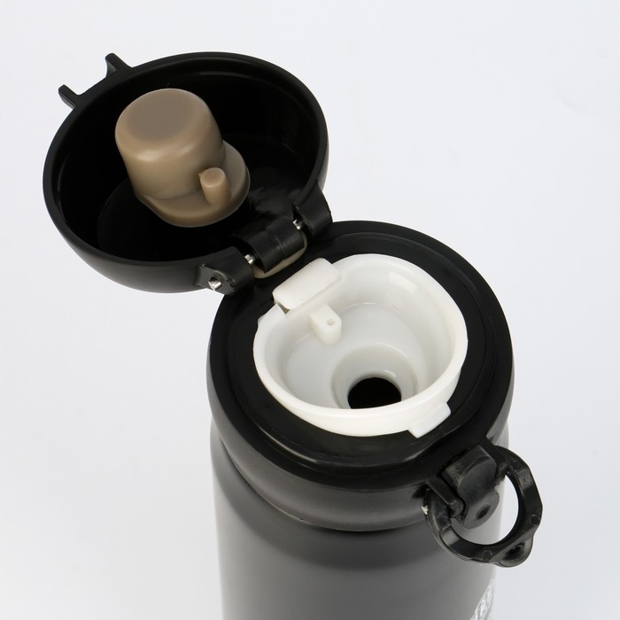 Термос, 420 мл, Топ Термос, 420 мл, Топ "Мастер К. Настоящий мужчина", сохраняет тепло 8 ч, 7х26 см