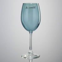 Бокал для вина &laquo;За любовь&raquo;, 360 мл, синий