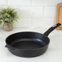 Сковорода &laquo;Гранит Star&raquo;, d=30 см, пластиковая ручка, антипригарное покрытие, тёмно-синий