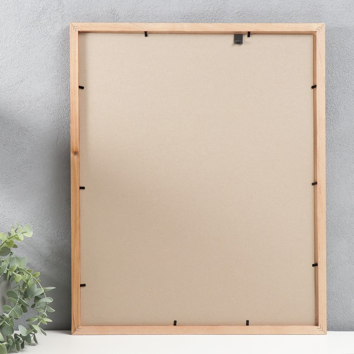 Фоторамка сосна с24 коричневая 40х50 см (пластиковый экран)