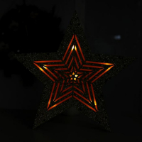 Новогодний декор с подсветкой &laquo;Звёздочка узорная&raquo; 26&times;5&times;25 см