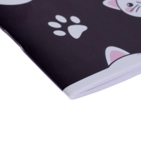 Альбом для рисования А4, 32 листа на скрепке "Котики", обложка мелованный картон, внутренний блок офсет 100 г/м&sup2;