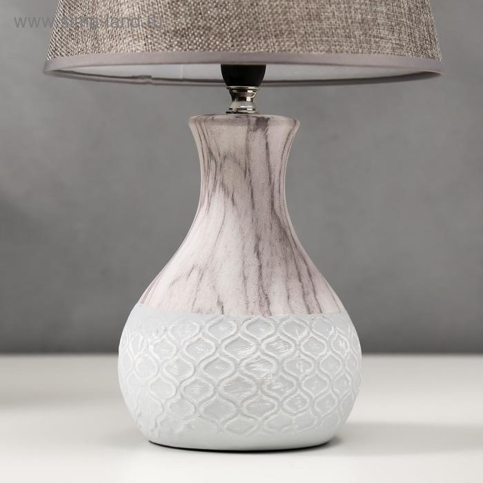 Лампа настольная 16256/1GR Е14 40Вт серый 25х25х38,5 см RISALUX