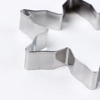 Новый год. Набор форм для печенья &laquo;Волшебные петельки&raquo;, металл, 4 шт