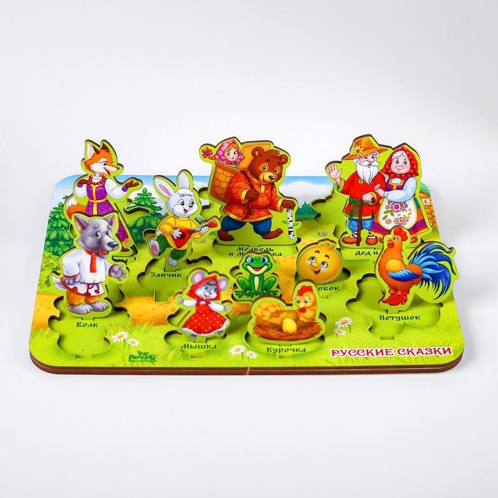 Рамка - вкладыш развивающая 3Д &laquo;Сказки&raquo;