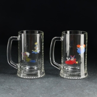 Набор кружек для пива &laquo;Приколисты&raquo;, 500 мл, 2 шт, рисунок МИКС