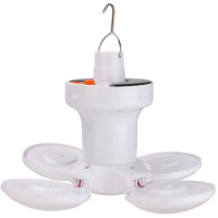 Фонарь кемпинговый аккумуляторный, 30 Вт, 2200 мАч, солнечная батарея, 11 х 13.5 см, USB Фонарь кемпинговый аккумуляторный, 30 Вт, 2200 мАч, солнечная батарея, 11 х 13.5 см, USB