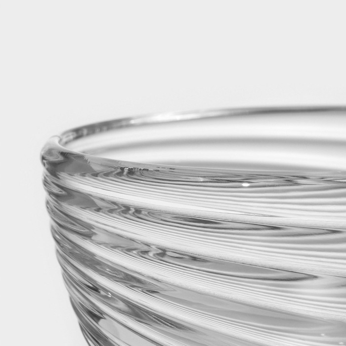 Набор стеклянных креманок для мороженого &laquo;Свирл&raquo;, 300 мл, 3 шт