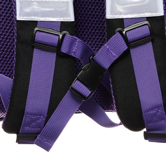 Рюкзак каркасный, 35х26х13, Seventeen, девочка EVA, фиолетовый Рюкзак каркасный, 35х26х13, Seventeen, девочка EVA, фиолетовый