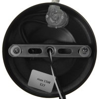 Бра "Онлайн" (цвет.) 1х15Вт Е27 МОДЕЛЬ:BR 02085 черный 10,5х15х27см