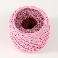 Хлопковый шнур 3 мм 220м/240±5 гр Градиент (пастила/вишня) Хлопковый шнур 3 мм 220м/240±5 гр Градиент (пастила/вишня)
