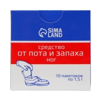 Средство от пота и запаха ног Vitamuno, 10 пакетиков по 1,5 г, 3 набора Средство от пота и запаха ног Vitamuno, 10 пакетиков по 1,5 г, 3 набора
