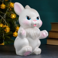 Копилка "Радостный заяц" серый, 21см Копилка "Радостный заяц" серый, 21см