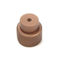 Ручка-кнопка CAPPIO,  d=25 mm. цвет коричневый