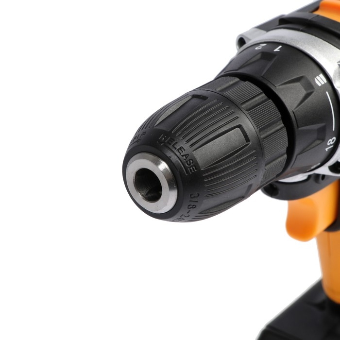 Дрель аккумуляторная и набор инструментов Deko DKCD16FU-Li, 63 предмета, 16 В, 2 АКБ