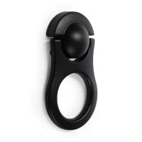 Ручка-кнопка CAPPIO OPENER, алюминий, цвет черный Ручка-кнопка CAPPIO OPENER, алюминий, цвет черный