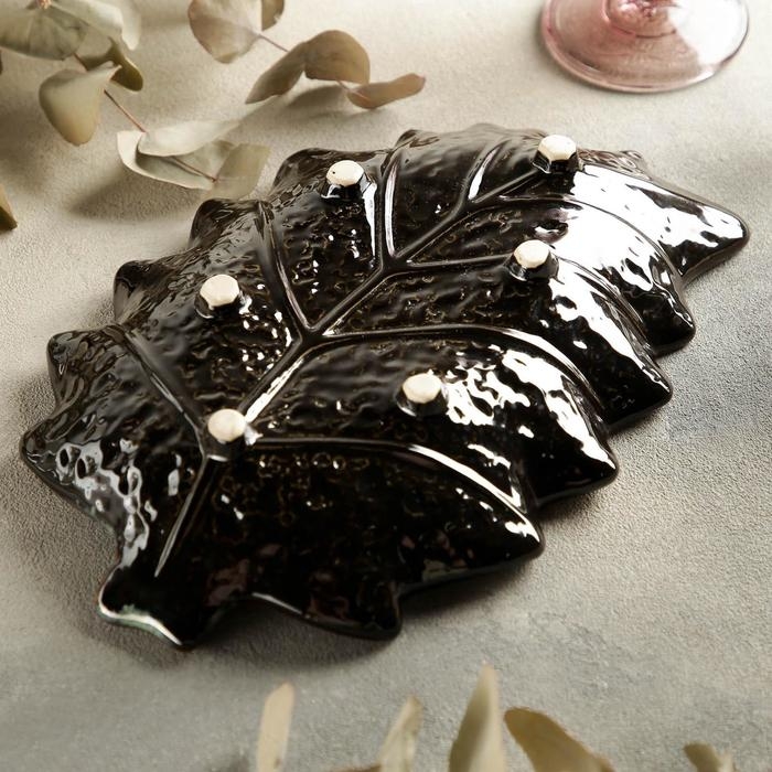 Салатник керамический &laquo;Пайро. Лист&raquo;, 27,5&times;19&times;5 см